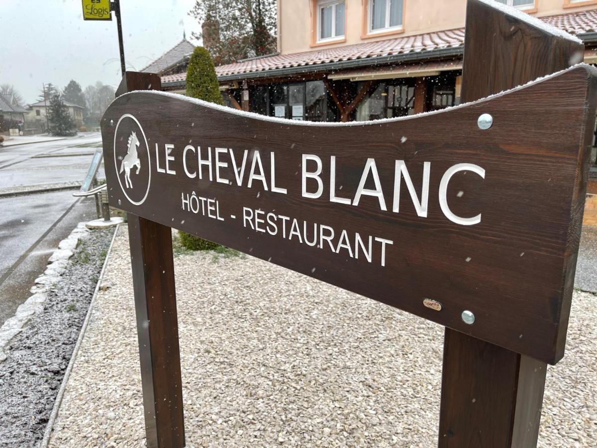 Le Cheval Blanc - Lac Du Der - Logis Hotel Giffaumont-Champaubert Exteriér fotografie